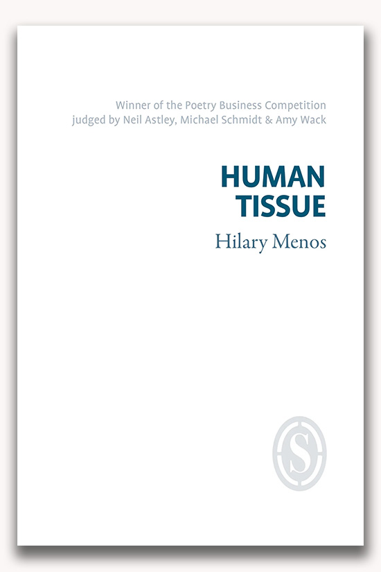 White book cover with blue text. In takes the colours from an NHS Live Organ box